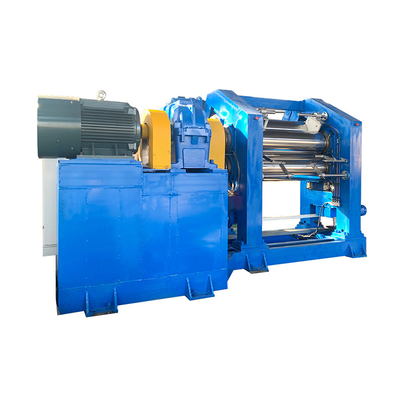 3 rollen rubberen kalendermachine