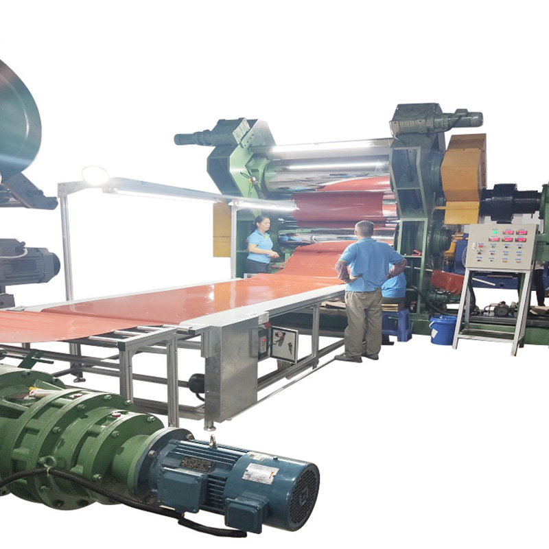 3 rollen rubberen kalendermachine