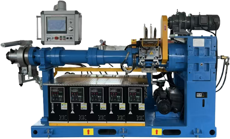 Rubber/siliconen extrudermachine