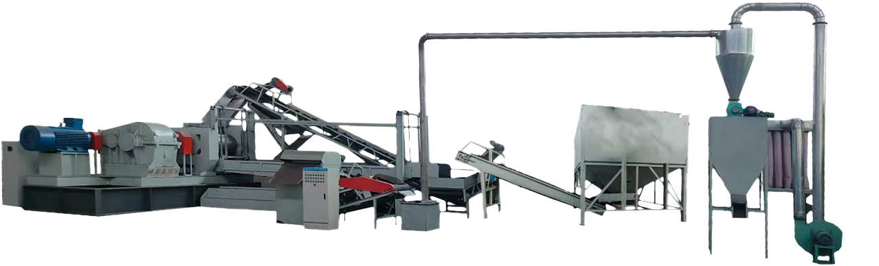 Teruggewonnen rubbervervaardigingsmachine